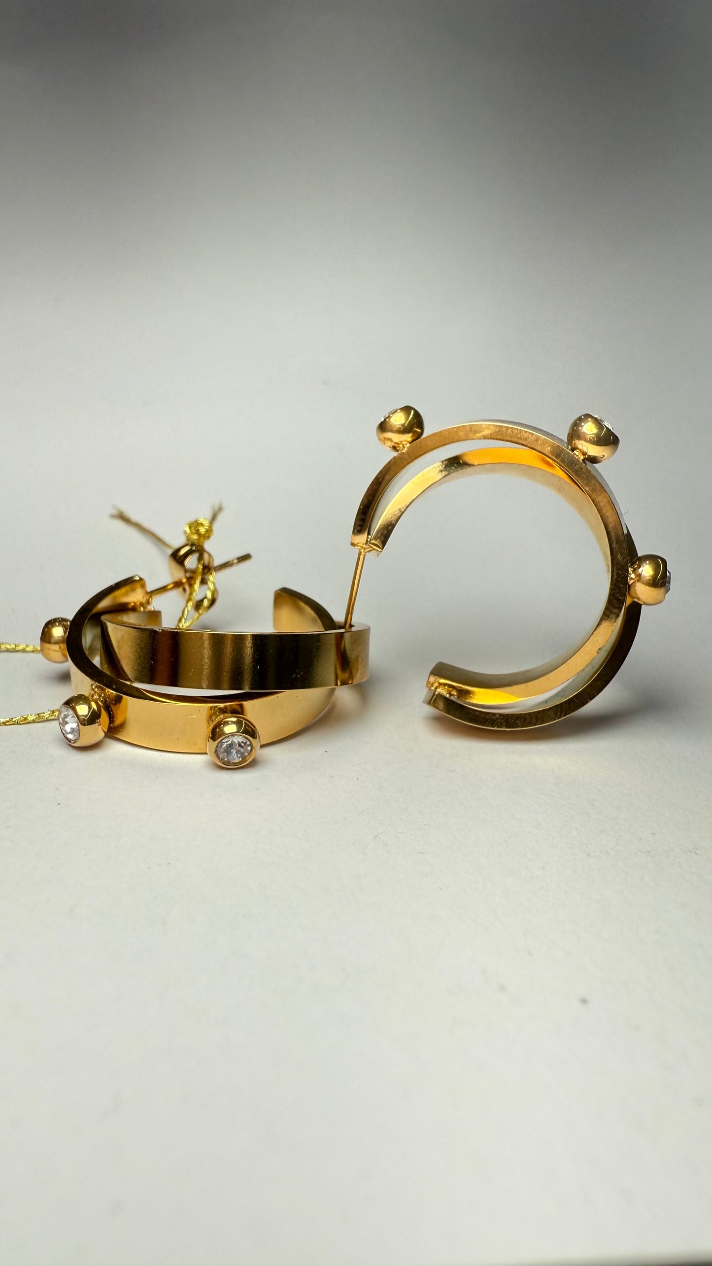 Brilliante Double Hoops- S804