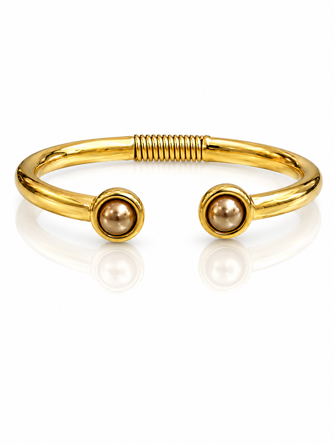 Double Pearl Bangle L110