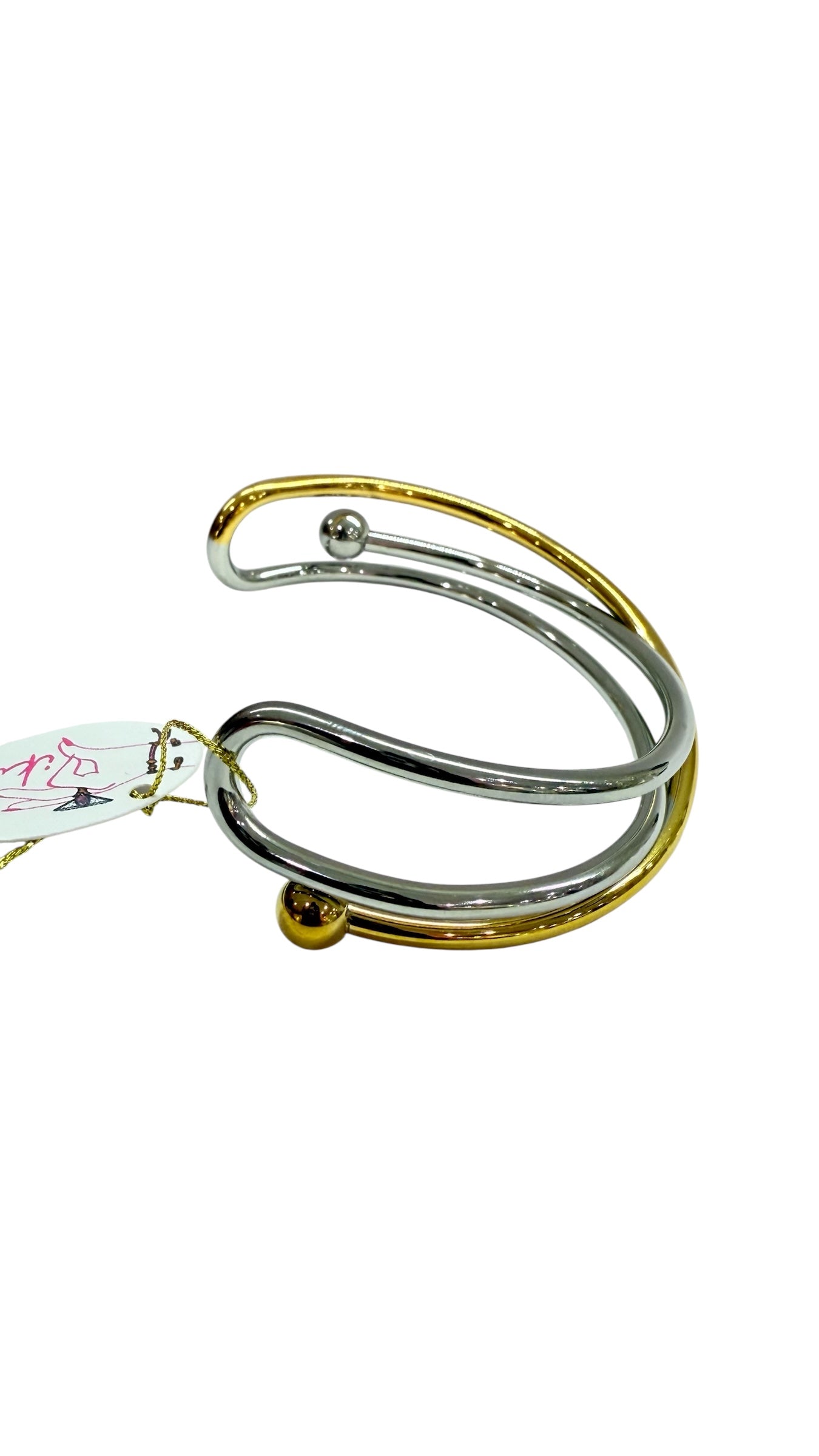 Silver and Gold Bracelet- S40