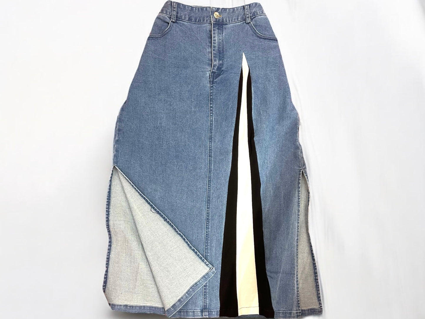 Denim Long Skirt