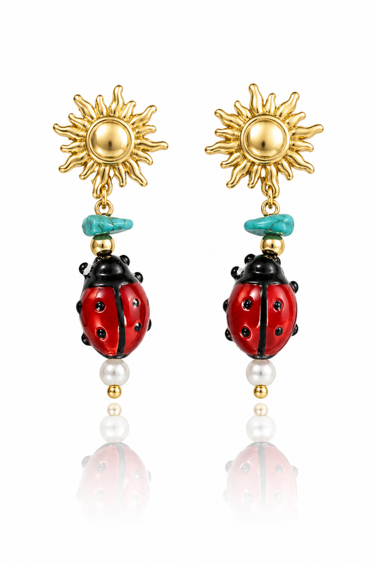 Cute Steel Earrings-S1125