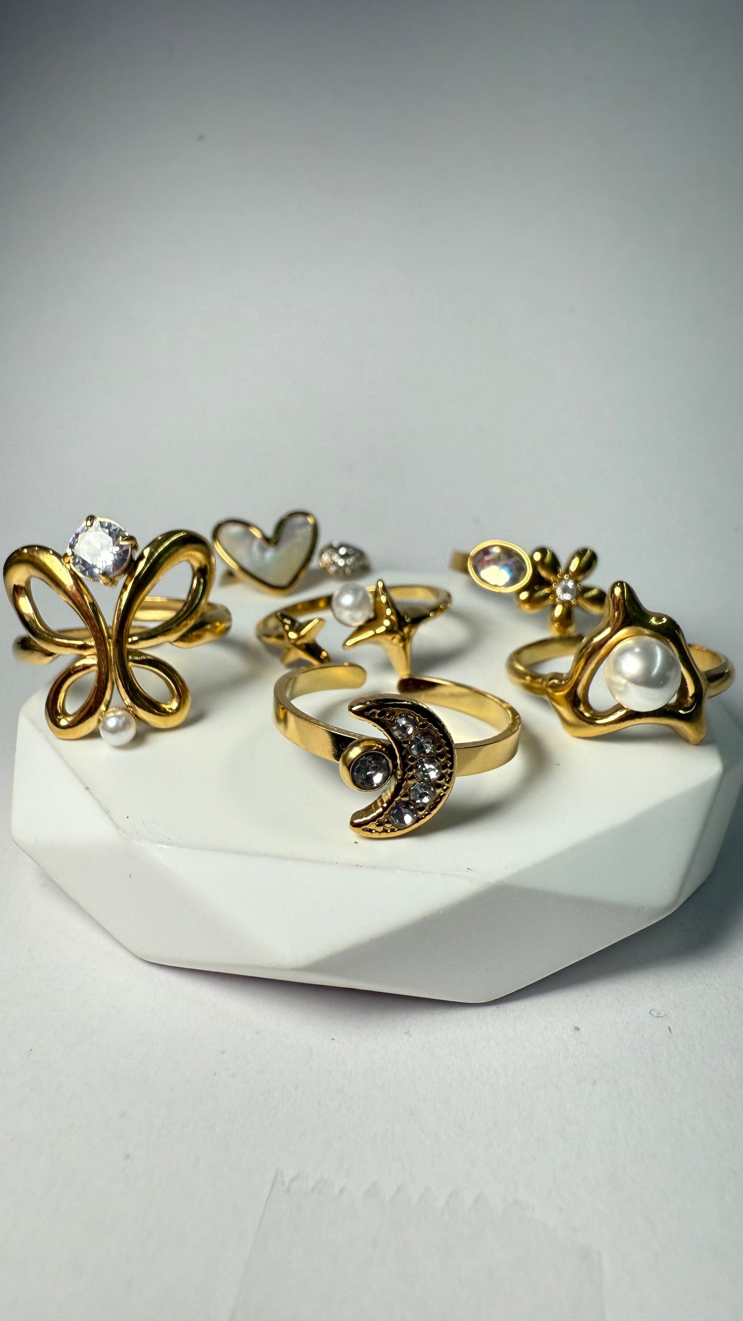 Assorted Adjustable Steel Ring- S006