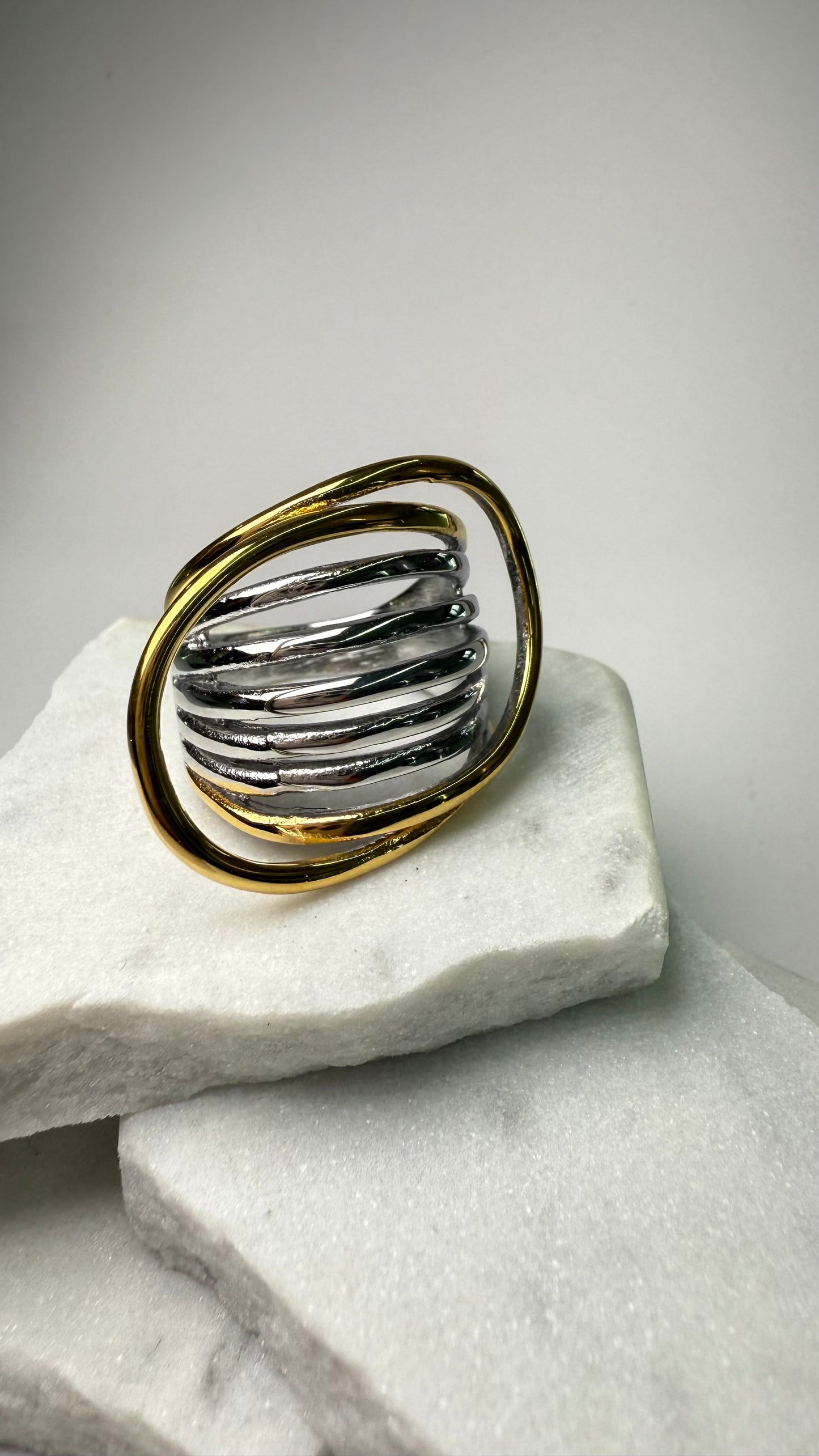 Mix Steel Ring- S101