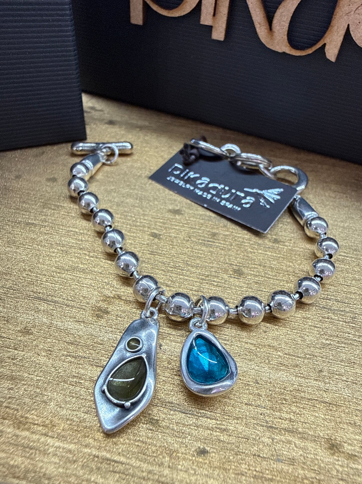Hand-fired enamel Bracelet- P456