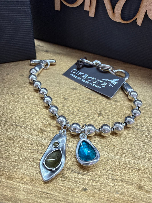 Hand-fired enamel Bracelet- P456