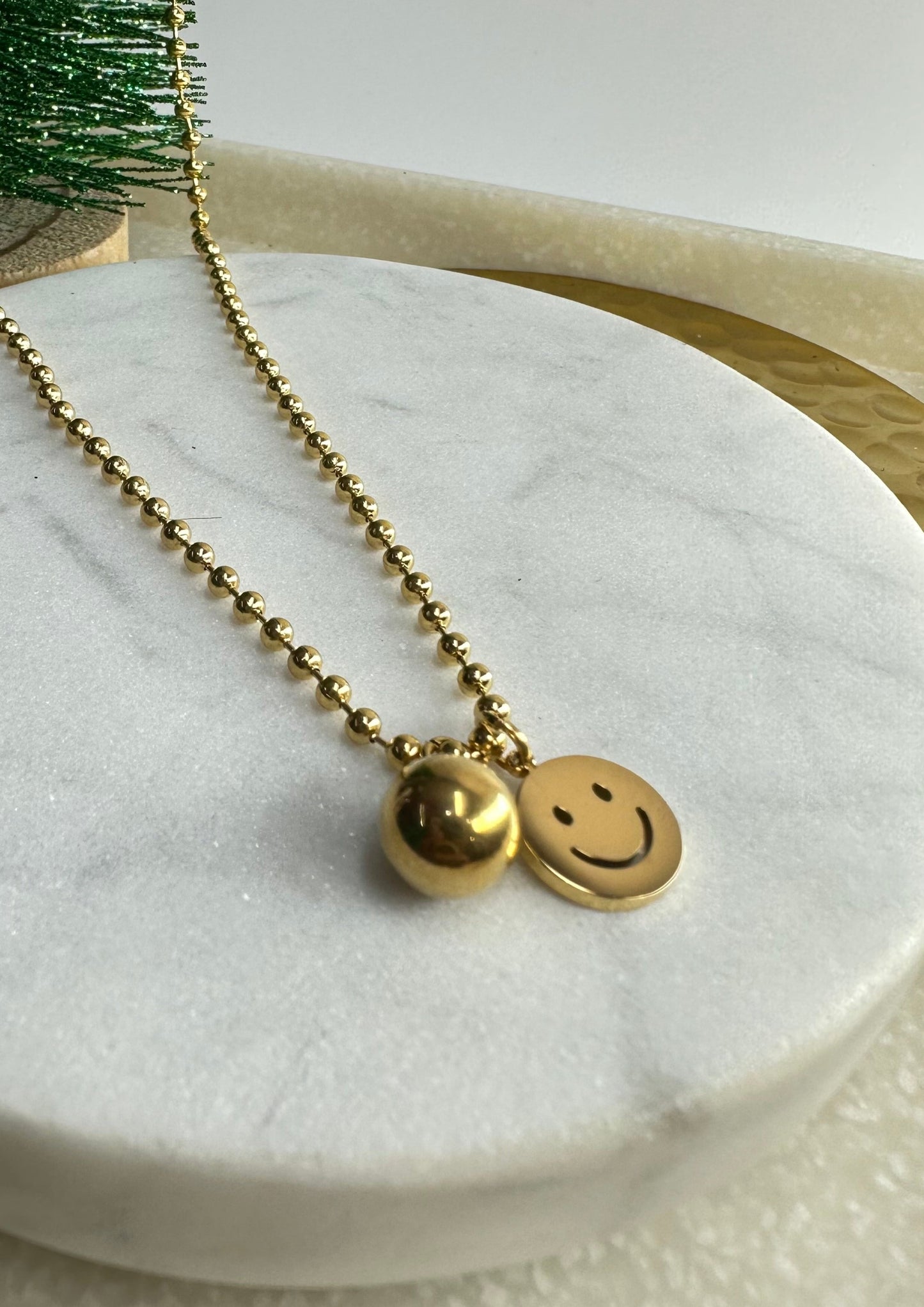 Happy Face Necklace