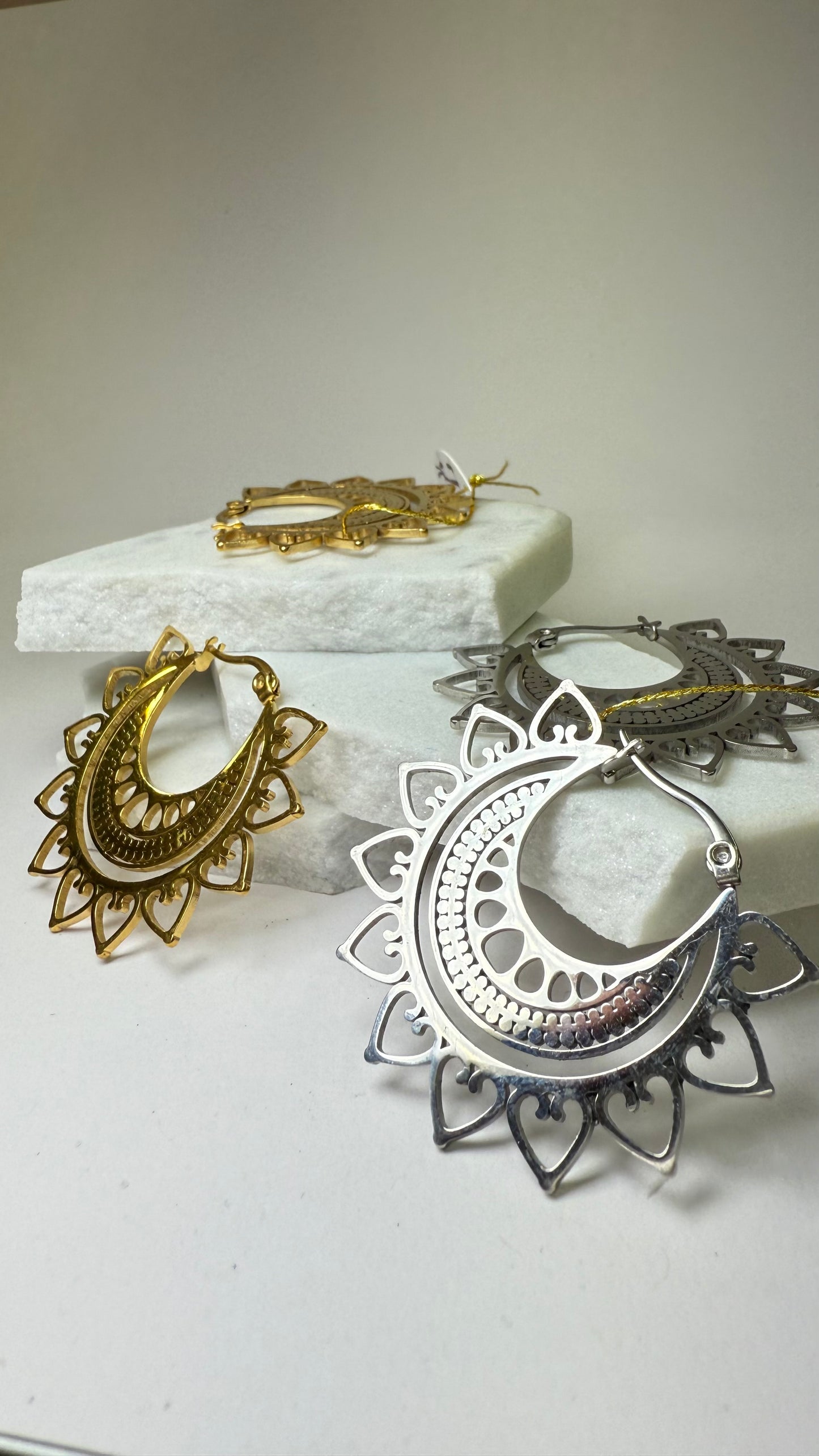 Tribal Hoops Earrings- S123