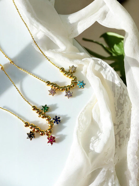 Flowers Necklace- G10