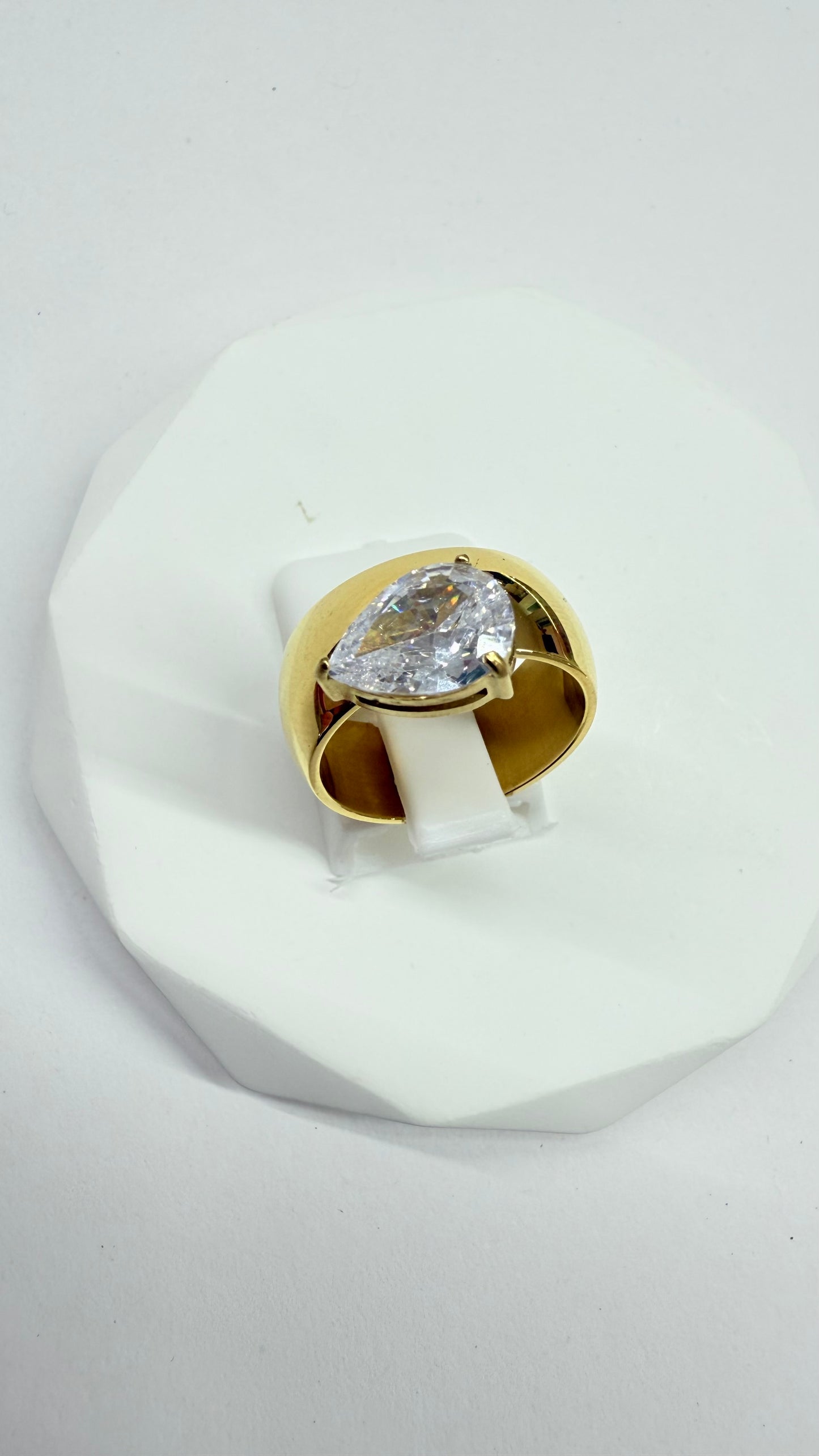 Belle Steel Ring- S09