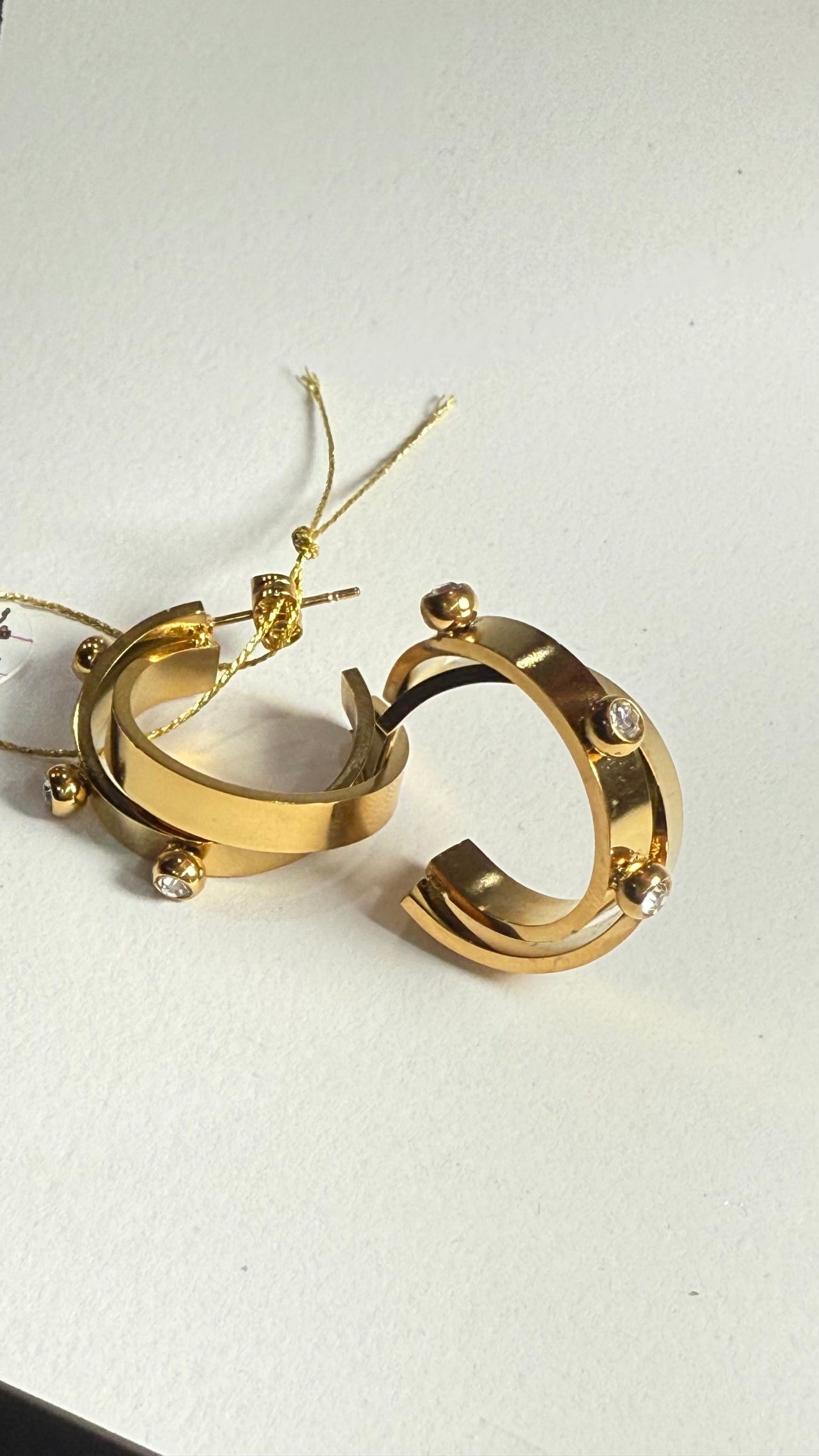 Brilliante Double Hoops- S804