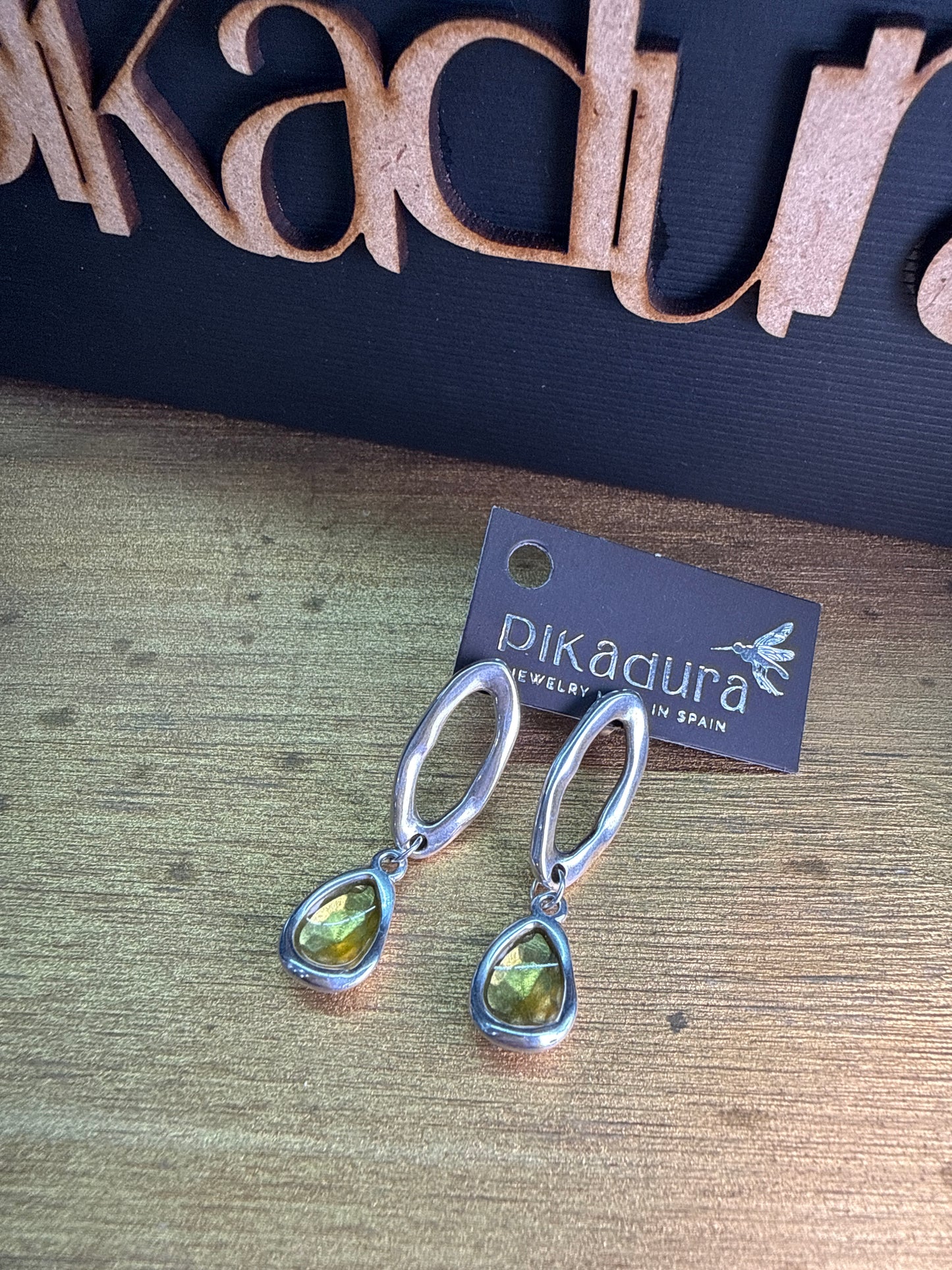 Hand-fired enamel Earrings- P455