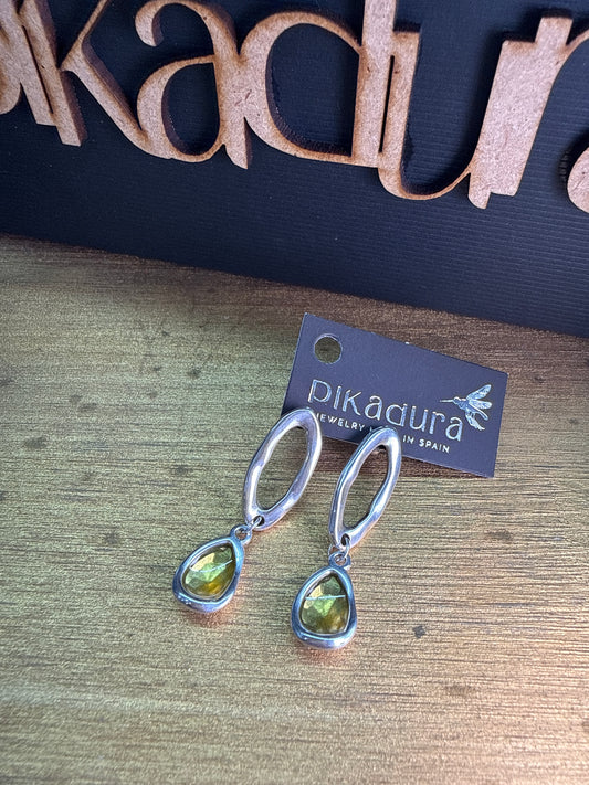 Hand-fired enamel Earrings- P455