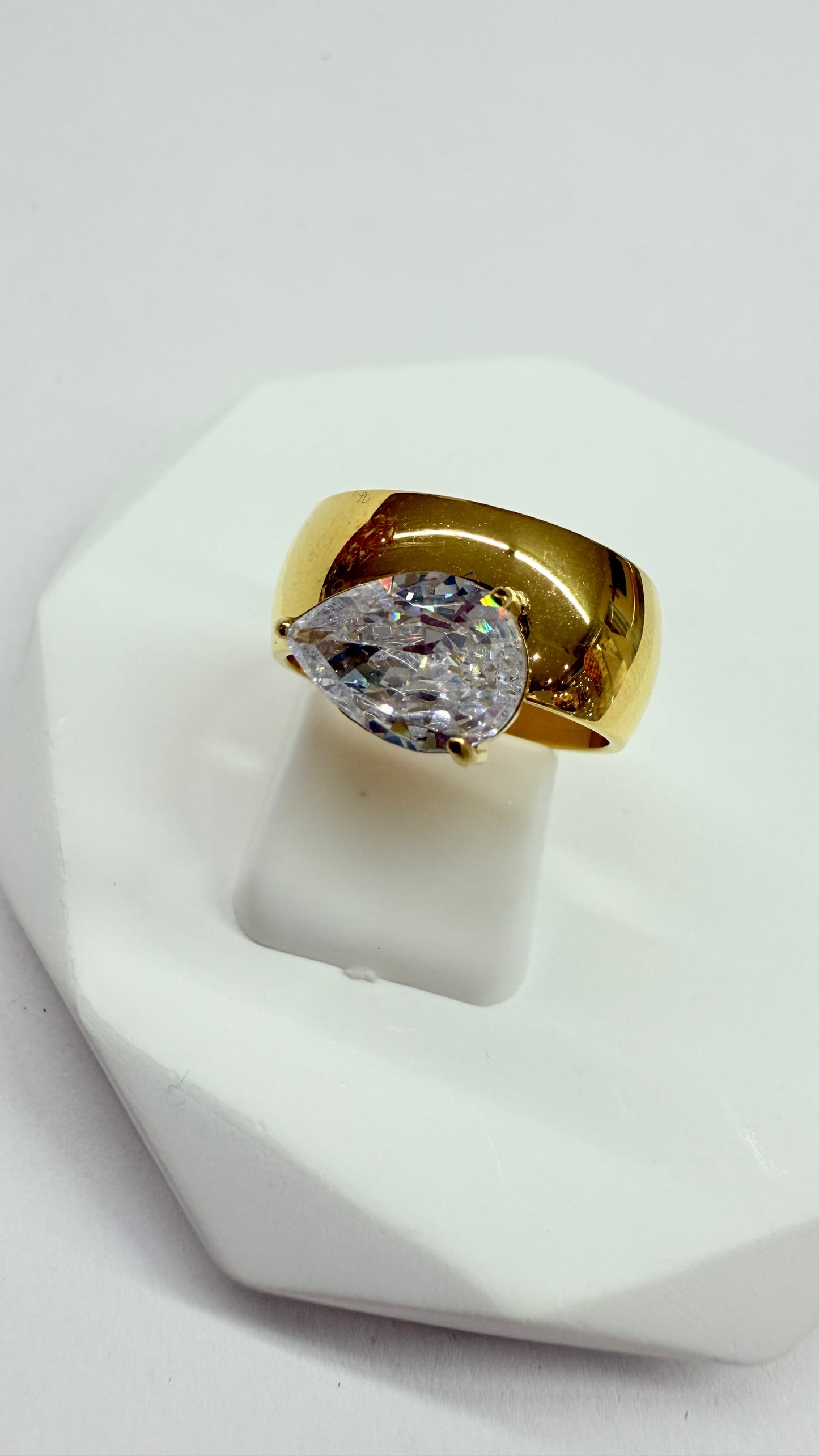 Belle Steel Ring- S09