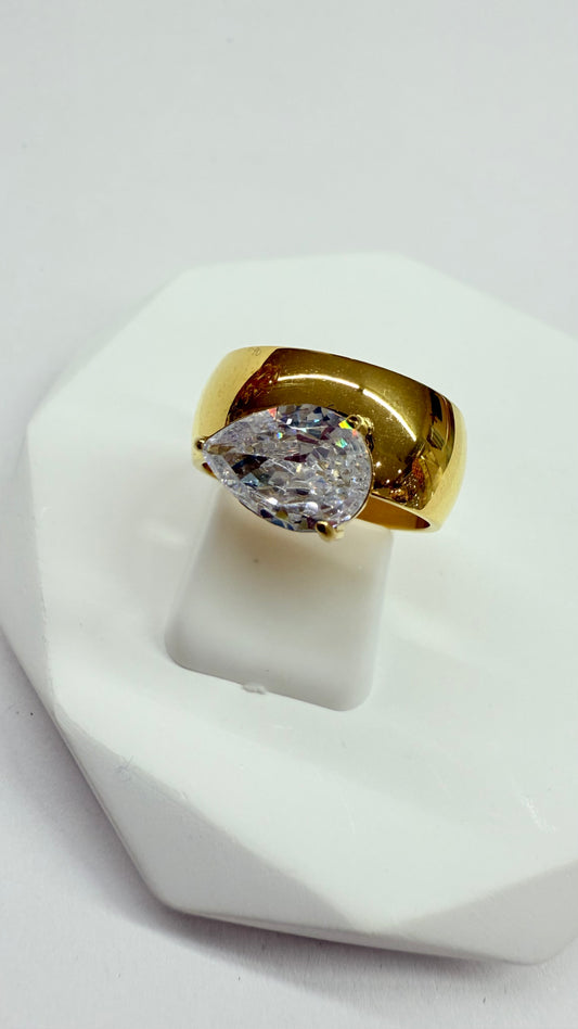 Belle Steel Ring- S09