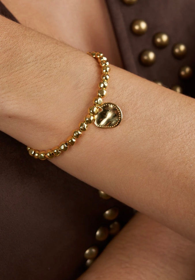 Gold Gea Chapas Bracelet- P066