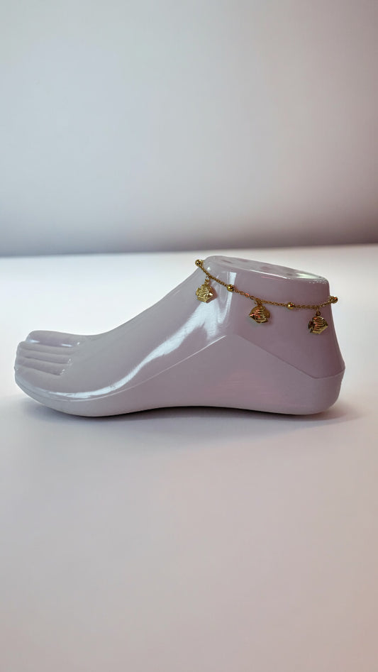 Fish Steel Anklet- S63