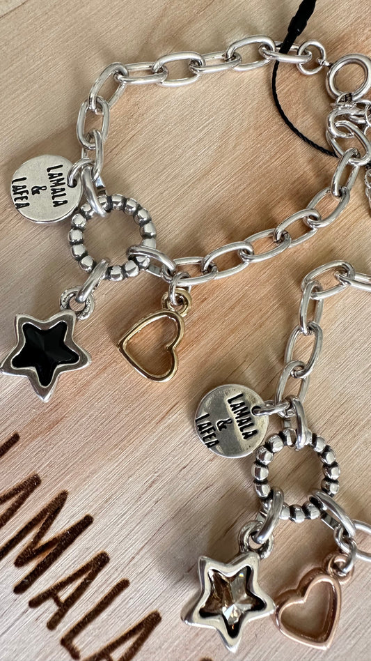 Stars and Hearts Charms- L31
