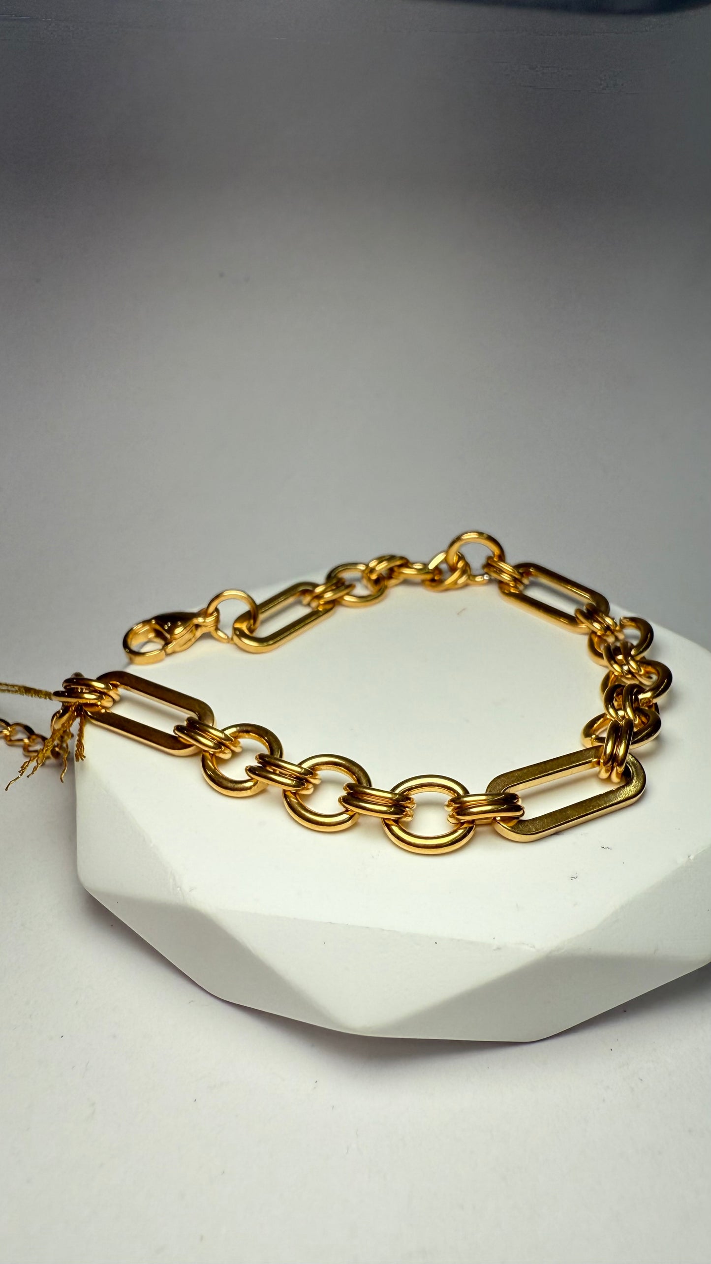 Circle and rectangle bracelet- S569