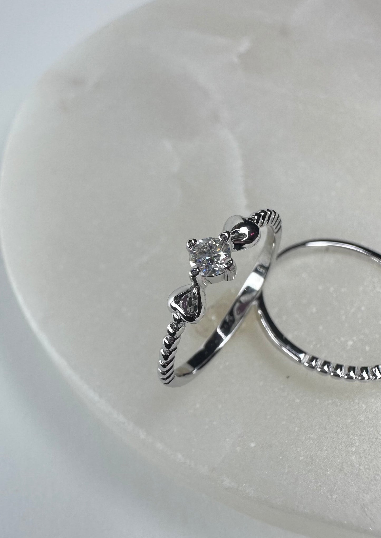 Two Hearts Ring-P203