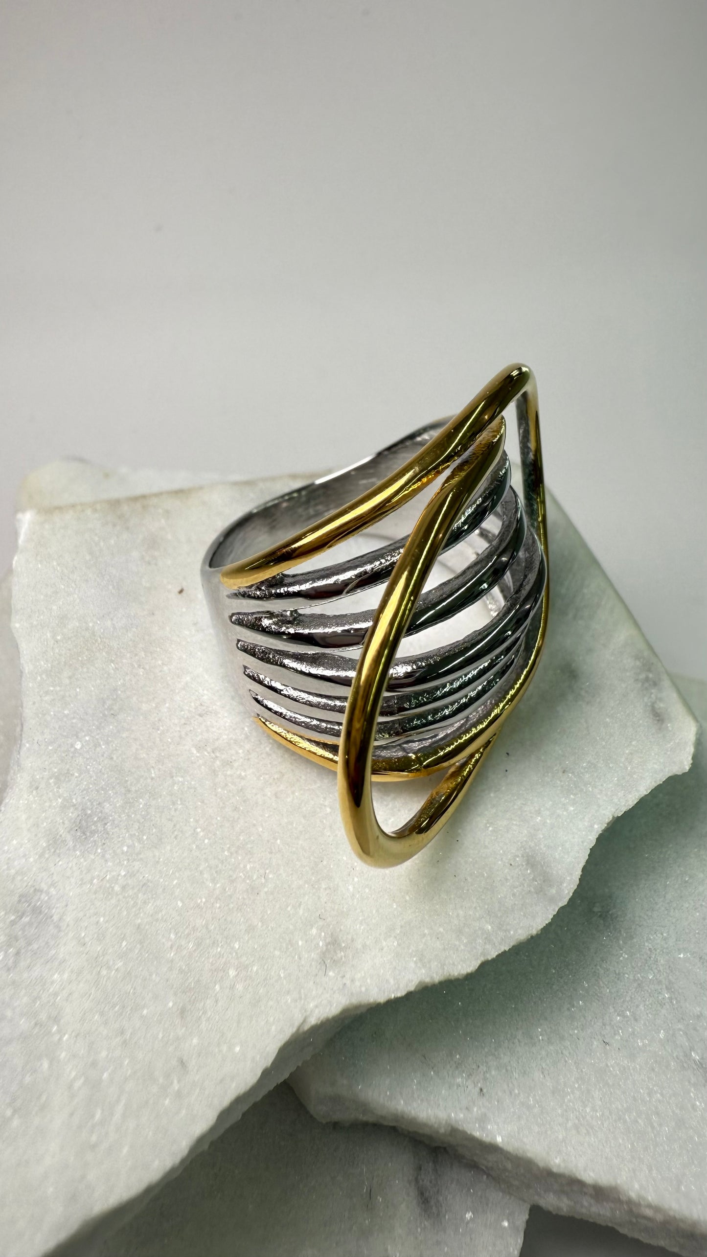 Mix Steel Ring- S101