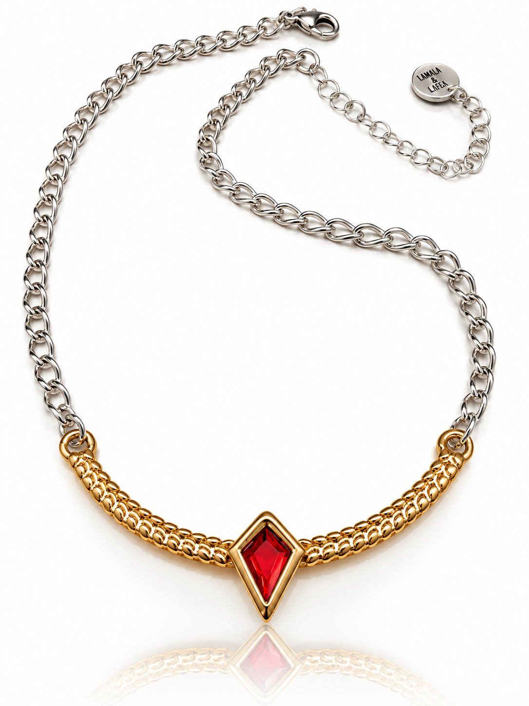 Savage 2tones Necklace- P54