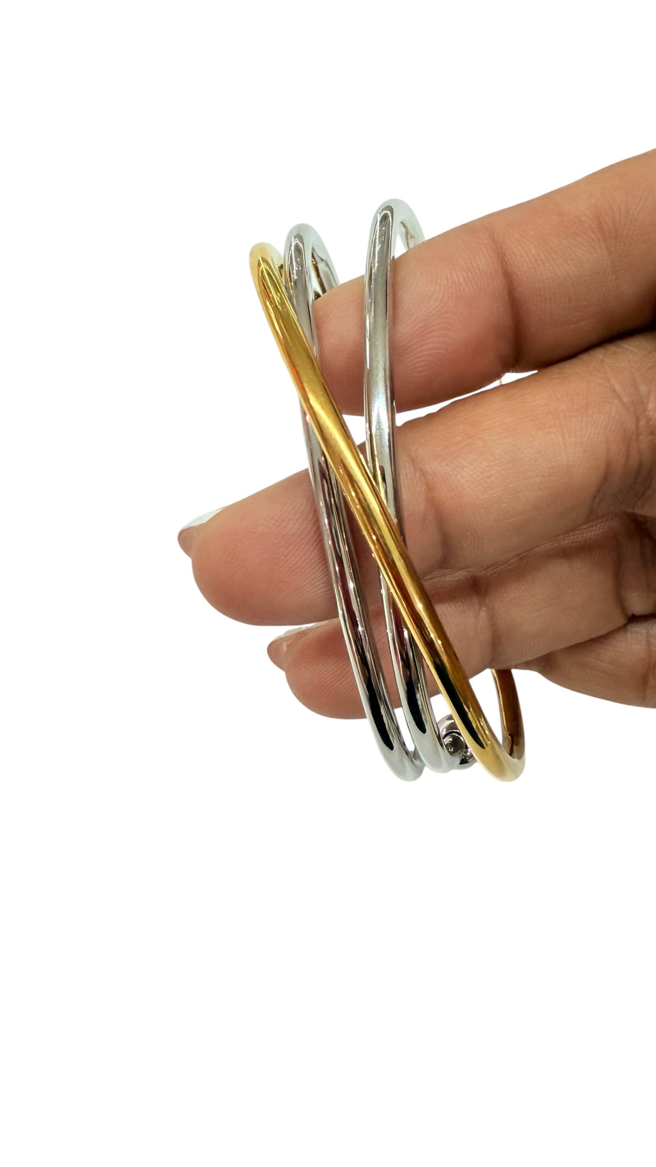 Silver and Gold Bracelet- S40