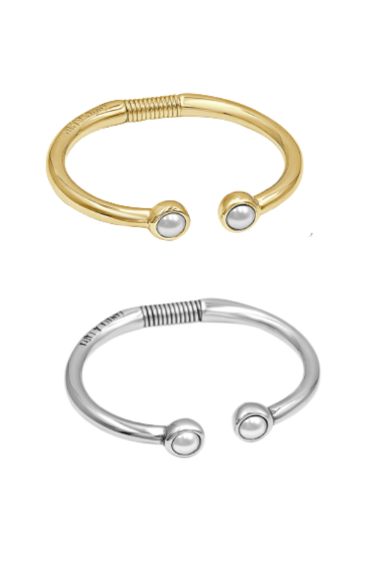Double Pearl Bangle L110