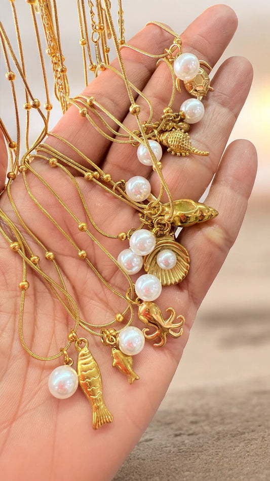 Summer Steel Necklace- S77