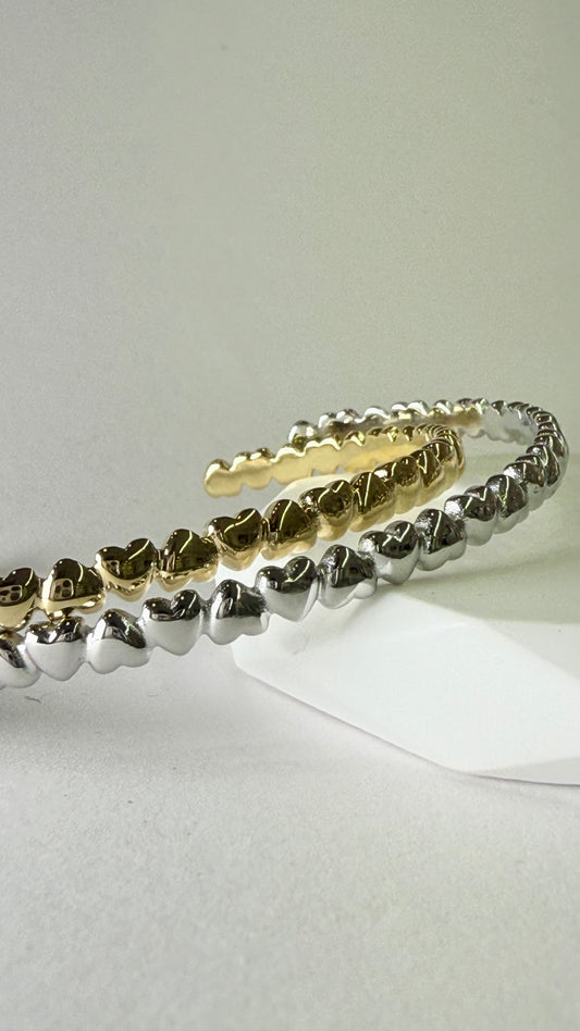 Hearts & Hearts Bangle- S608