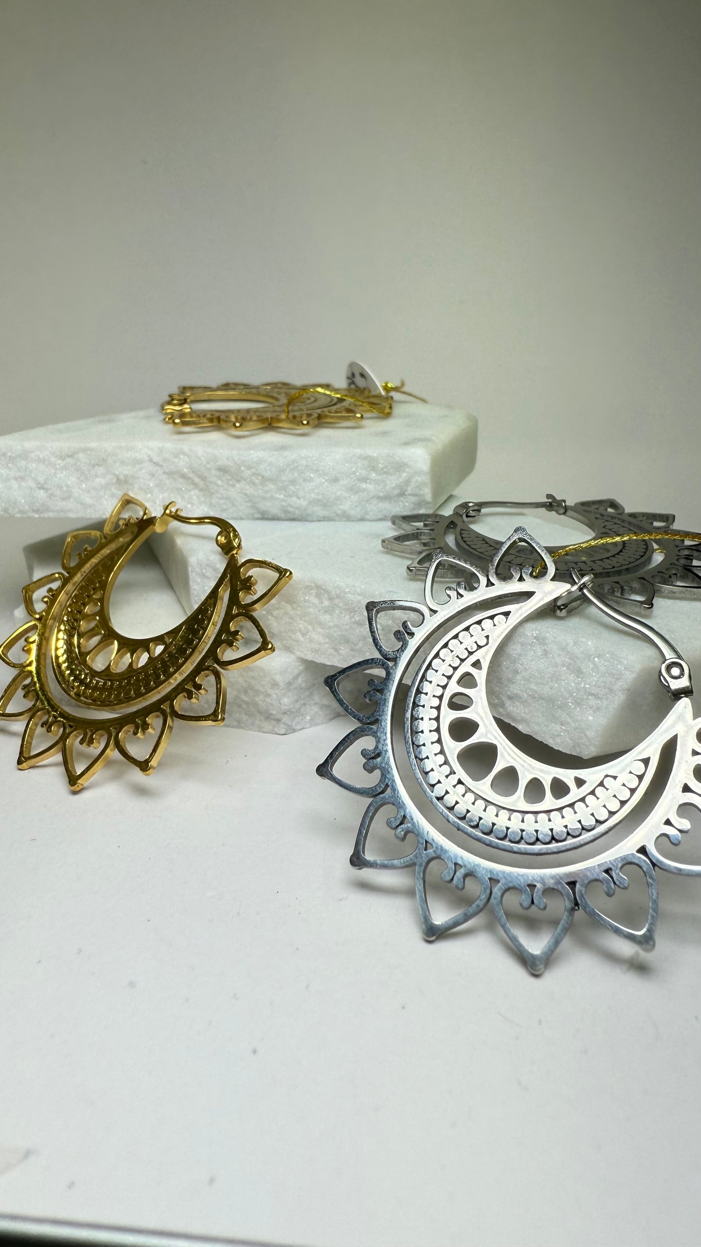 Tribal Hoops Earrings- S123