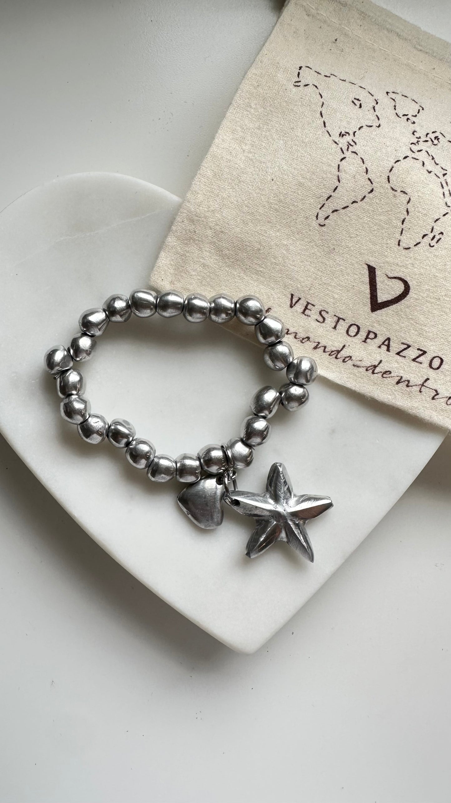 Starfish and Heart Bracelet- A02