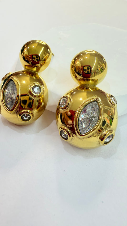Cindy Steel Earrings