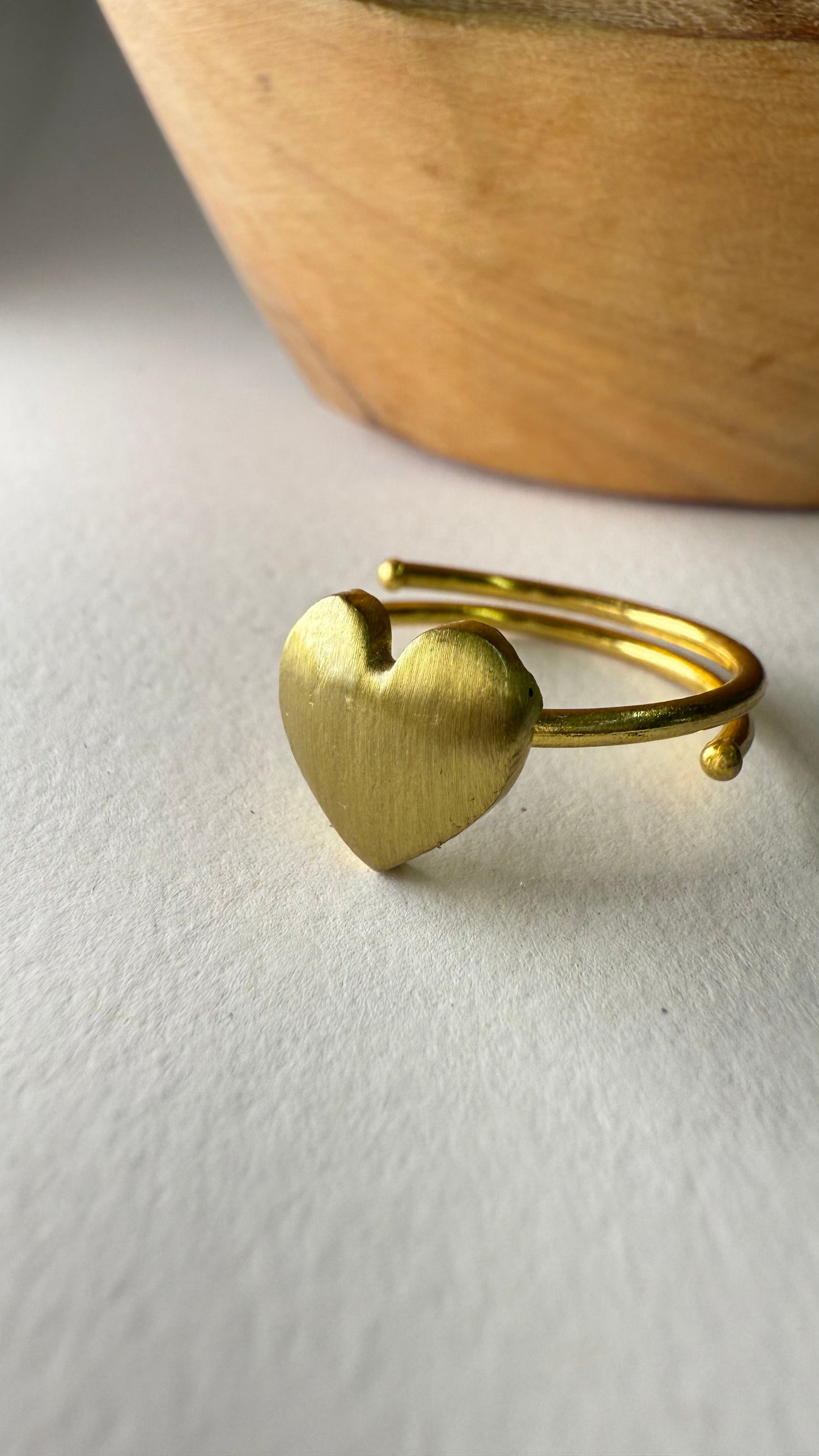 Heart Adjustable Ring- B50