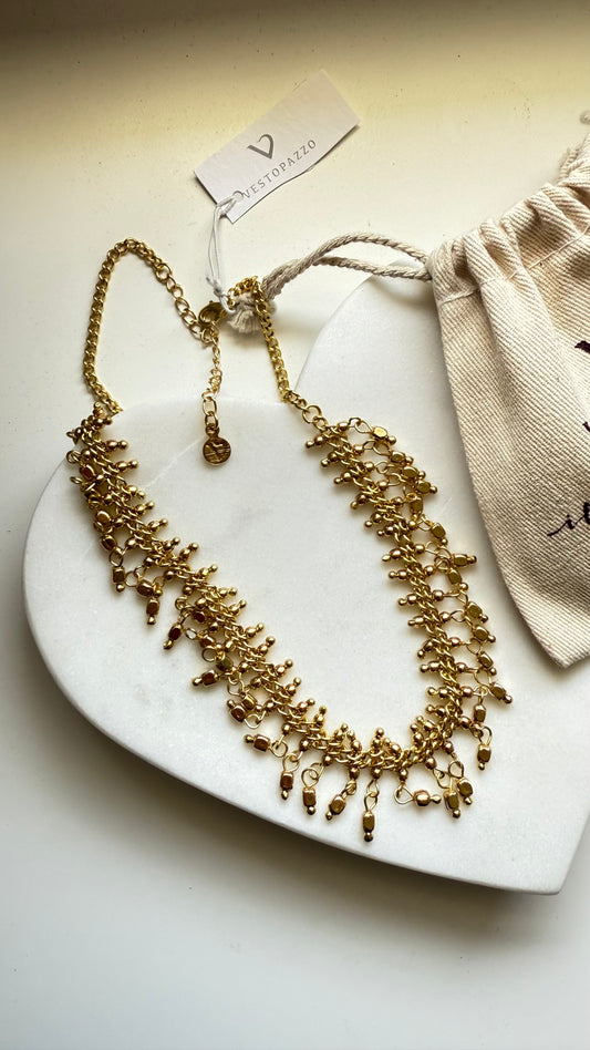 Queen Brass Necklace-B57