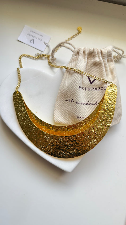 Egipcia Brass Necklace- B61