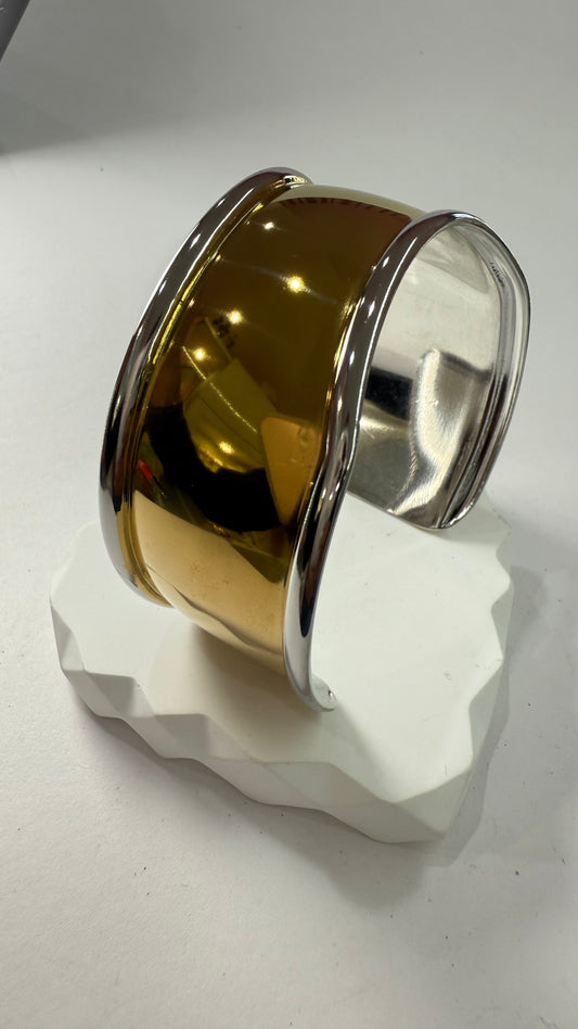 Chunky Bangle 2Tones- S59