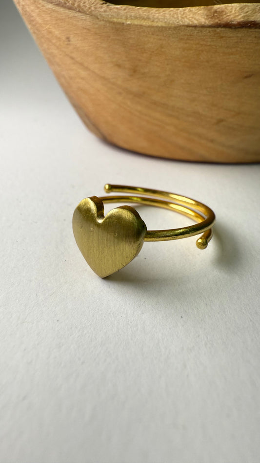 Heart Adjustable Ring- B50