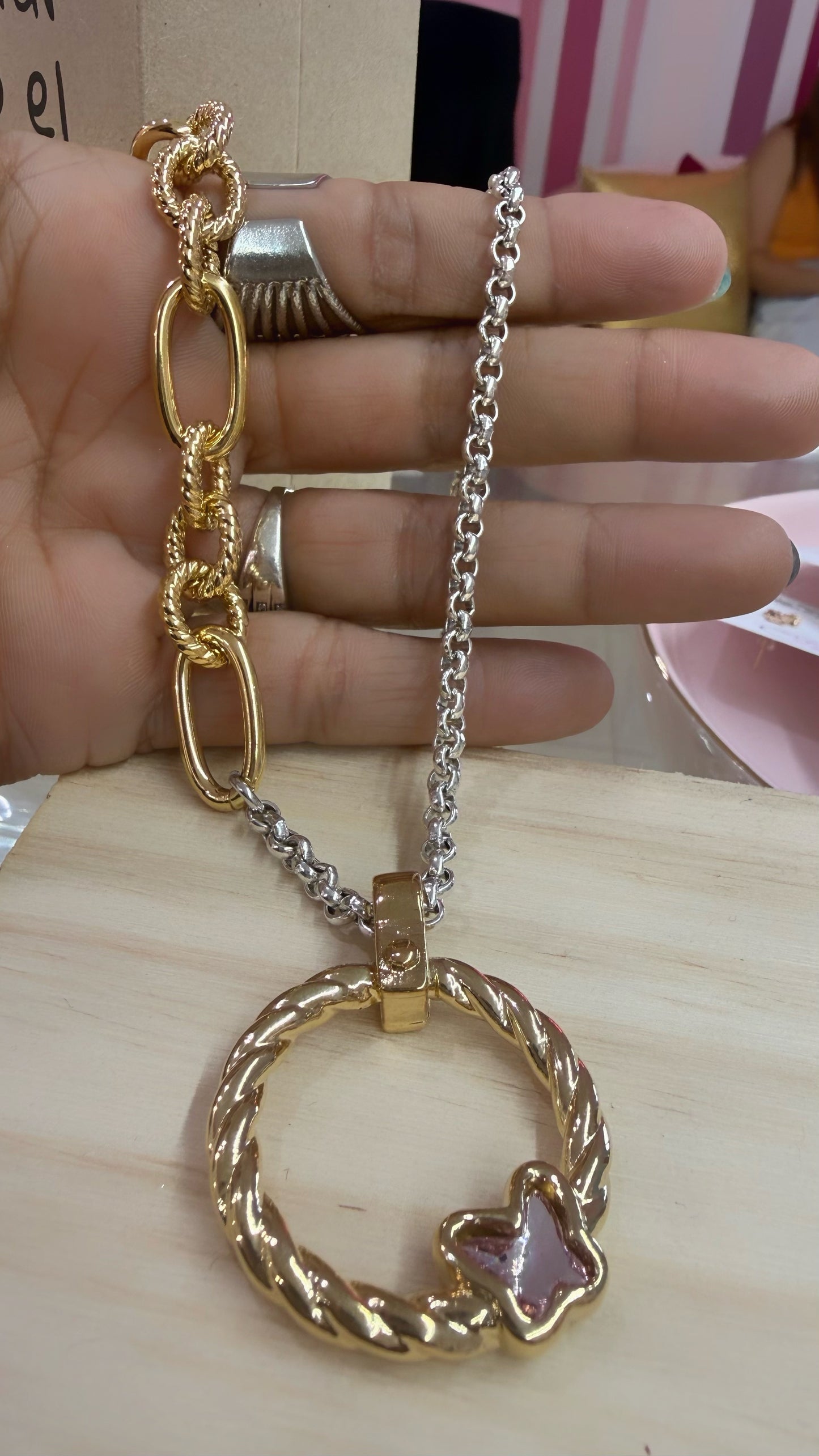 Butterfly Necklace- L67