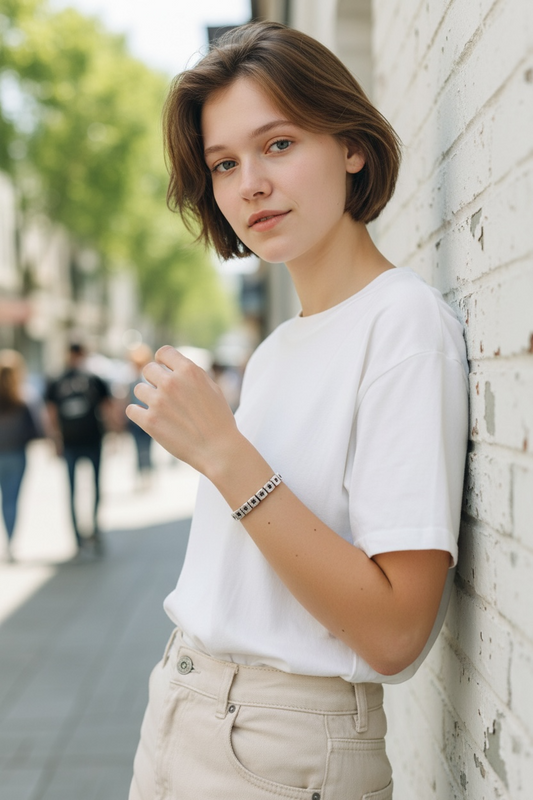 Star square Bracelet- PIL2157
