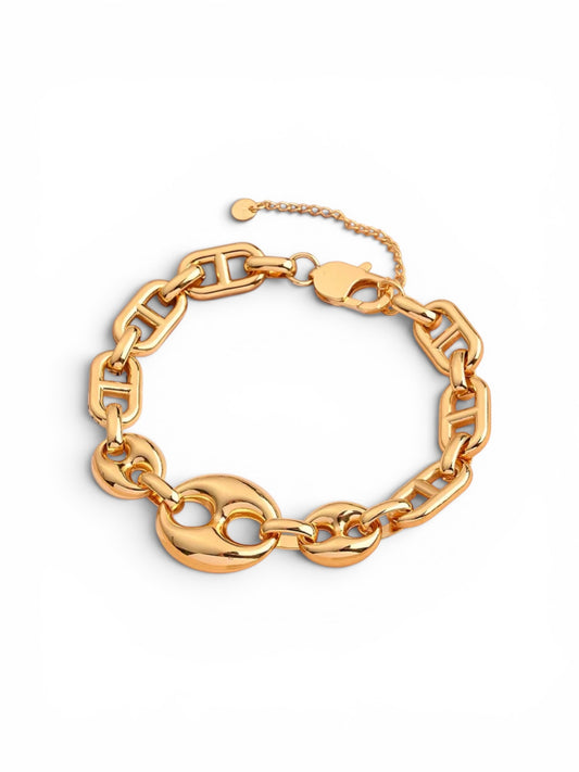 Chunky Steel Bracelet- S330