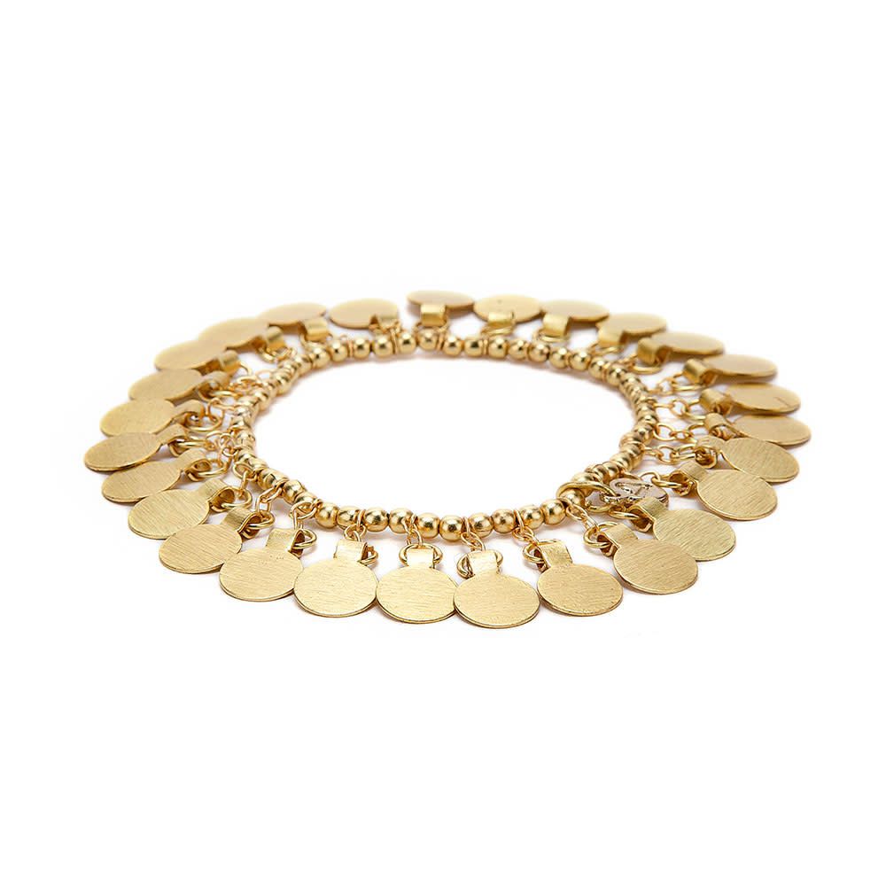 Elastic Brass bracelet- B204