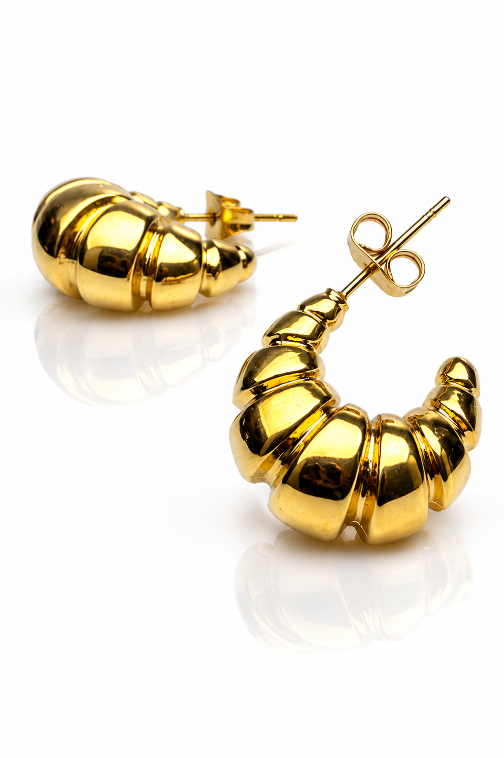 Chic Steel Earrings- S11