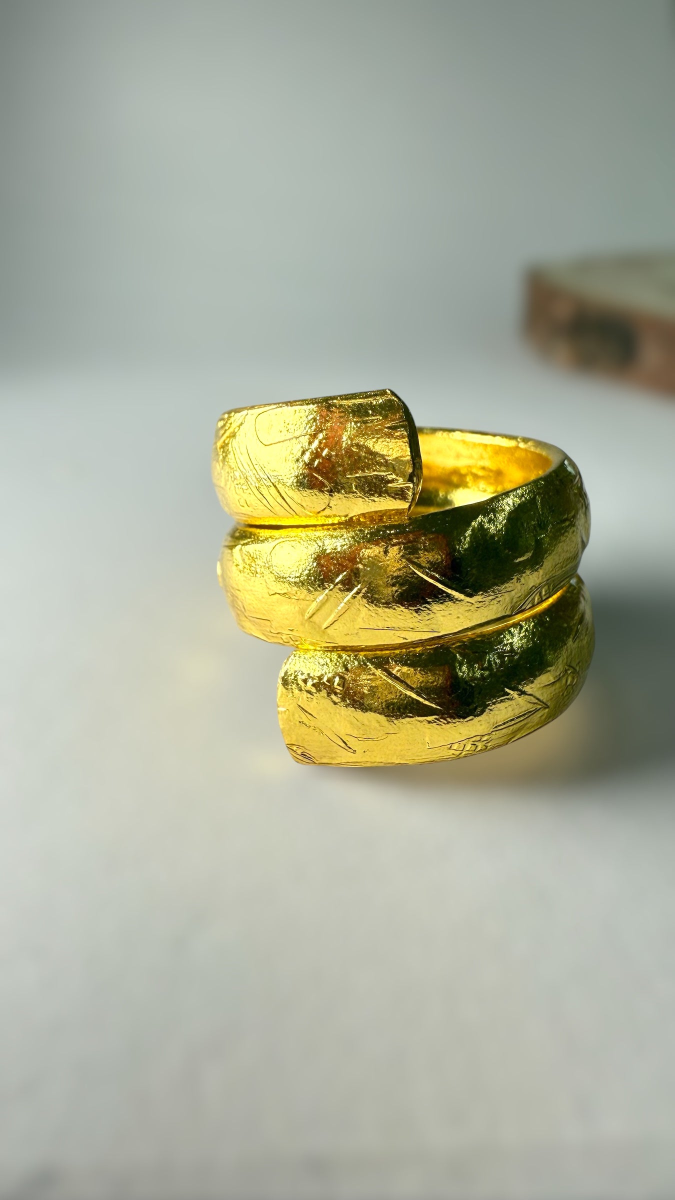 Twist Brass Ring- B46