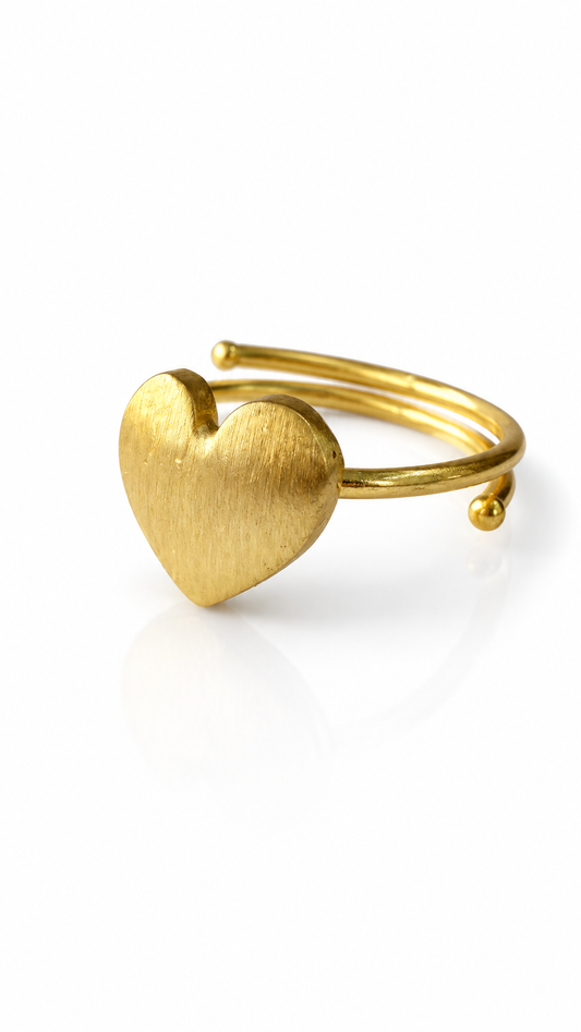 Heart Adjustable Ring- B50