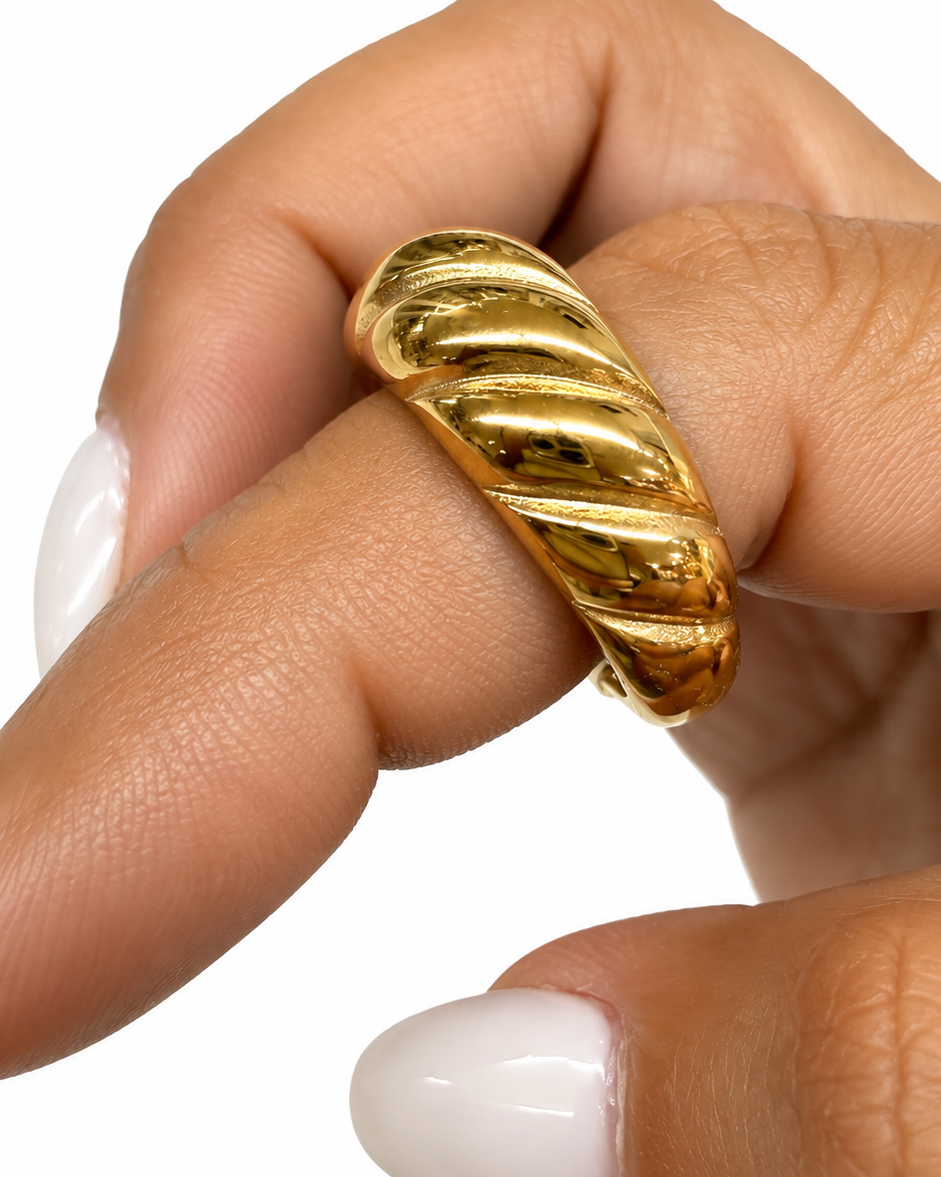 Twister Steel Ring- S54