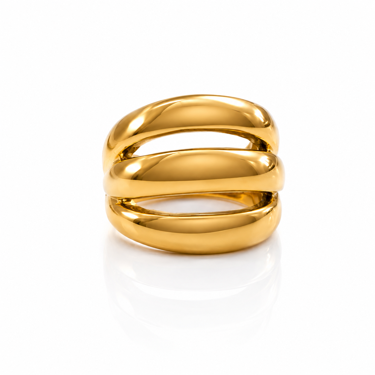 Gia Steel Ring- S21