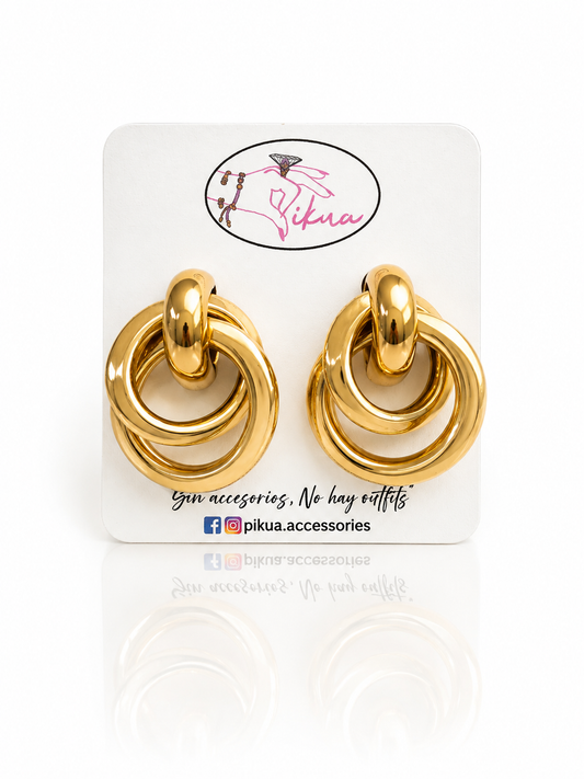 Steel Earrings- S413