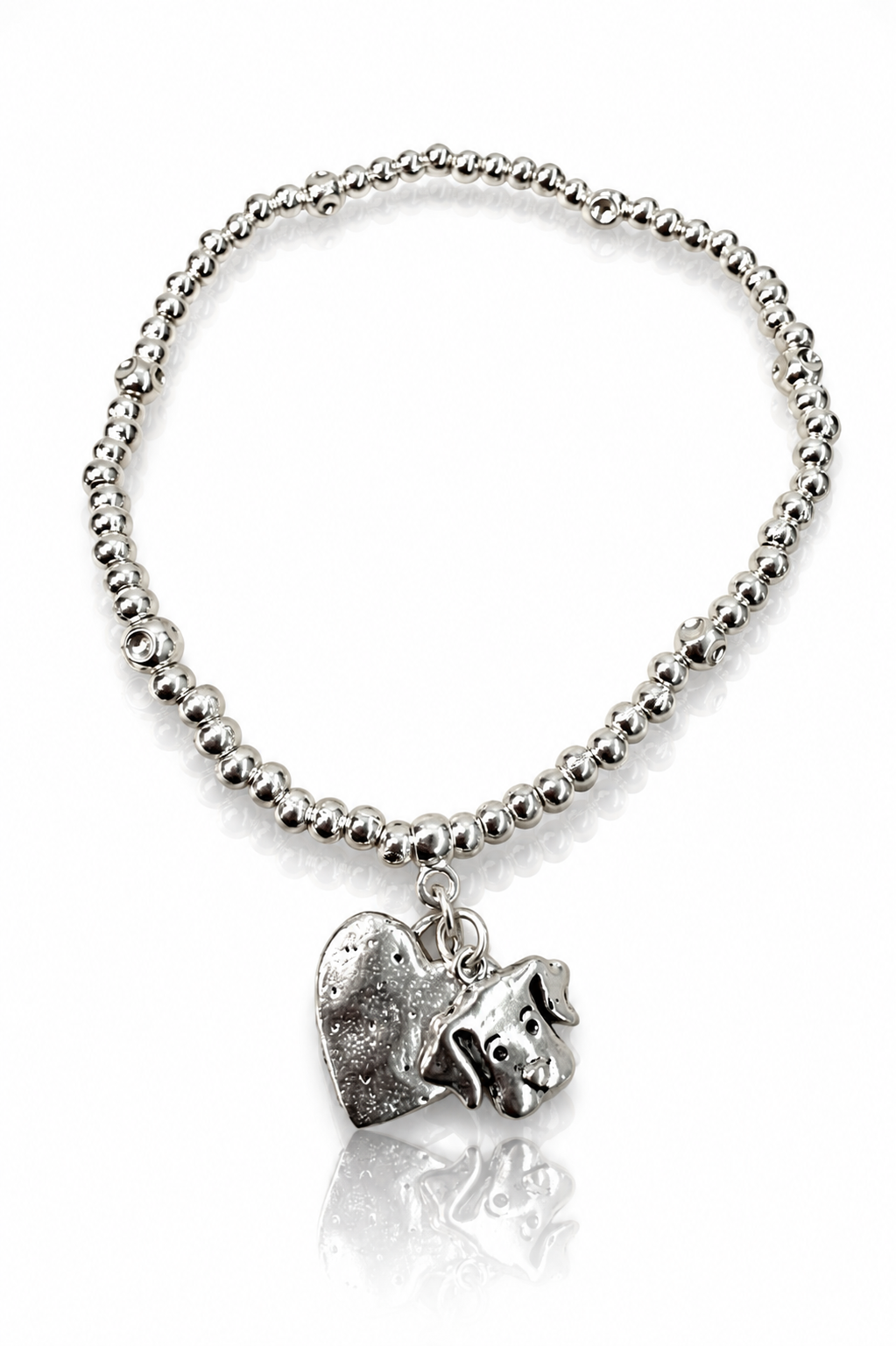 Dog and Heart Bracelets-M25