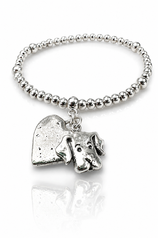 Dog and Heart Bracelets-M25