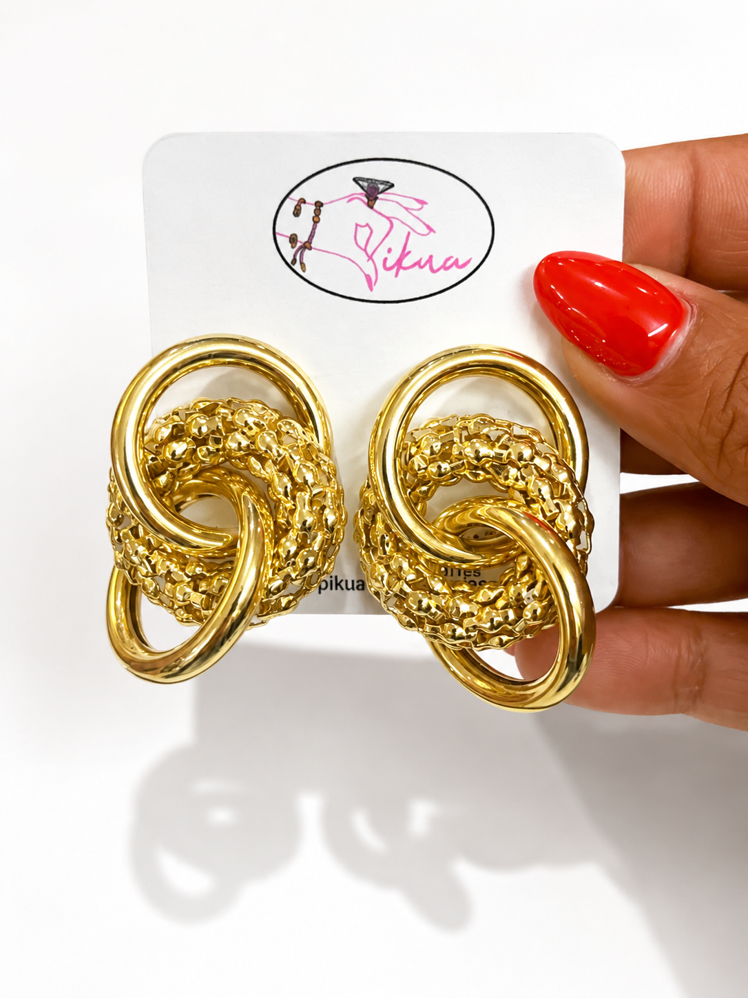 Lightweight Steel Earrings- S58